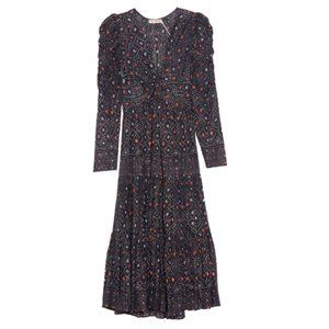 NWT Ulla Johnson Miya Dress in Navy Size 6